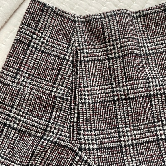 CARVEN Wool Plaid Mini Jupe With Pockets - Picture 5 of 13